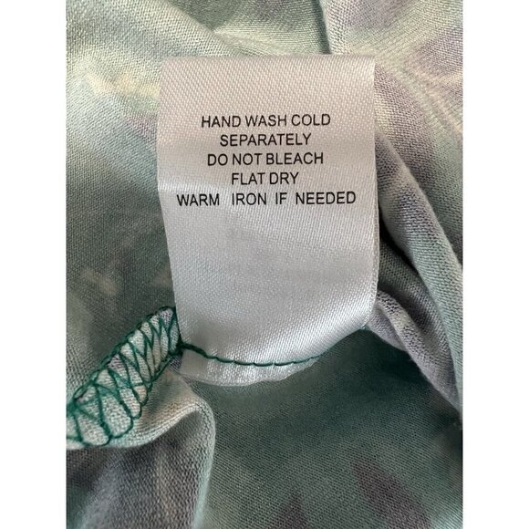 Daniel Rainn Crochet Detail Blouse~Sz 1X~Green Floral~Stitch Fix NWT ~ L11 16 - Picture 10 of 10